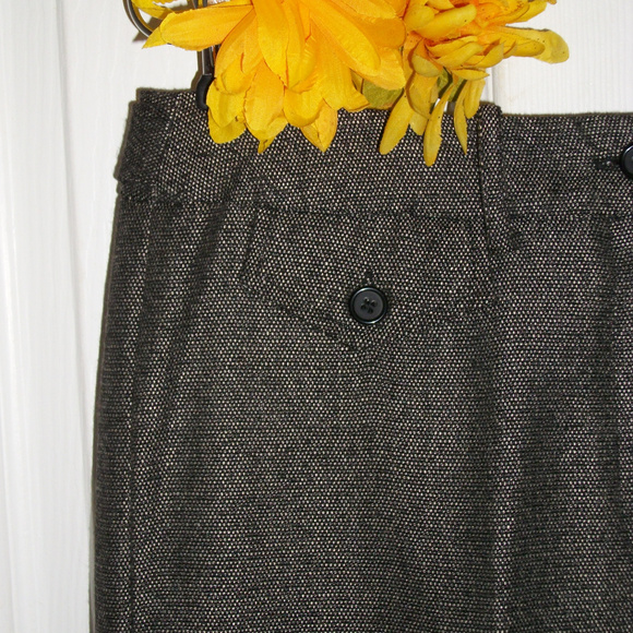 LARRY LEVINE Cropped Tweed Pants Black & White NWT - Picture 2 of 8